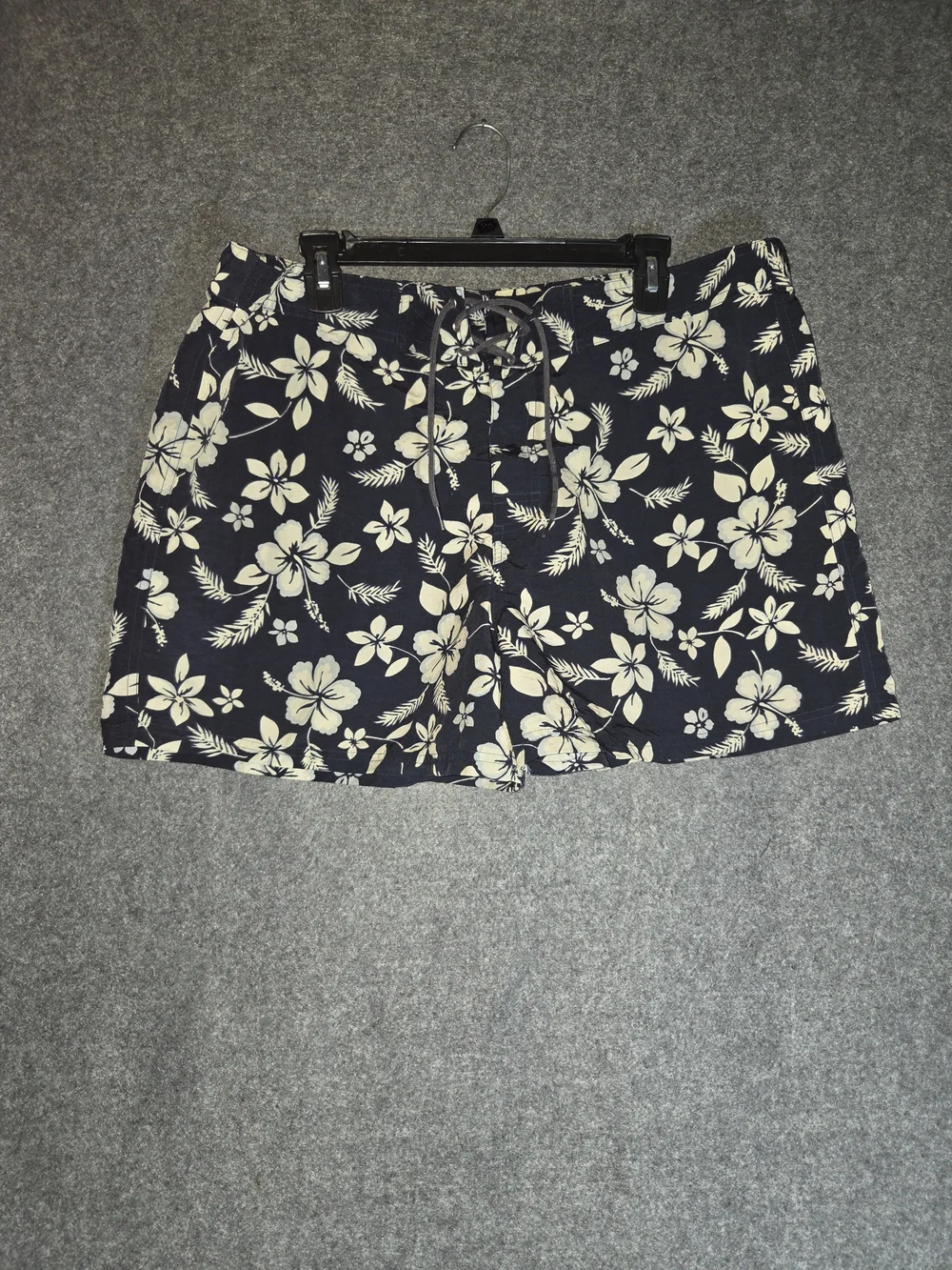 Catalina VTG Women’s Navy Floral Drawstring Board Shorts